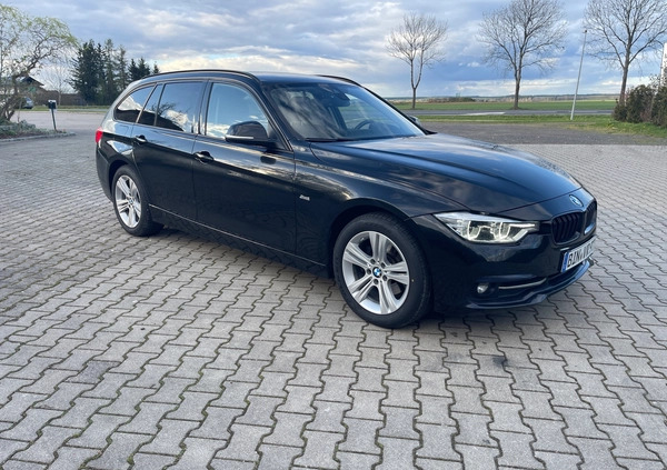 BMW Seria 3 cena 58999 przebieg: 220000, rok produkcji 2017 z Skalbmierz małe 631